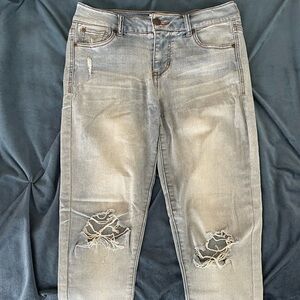 Celebrity Pink Ankle Skinny Light Wash Jeans (Size 7)